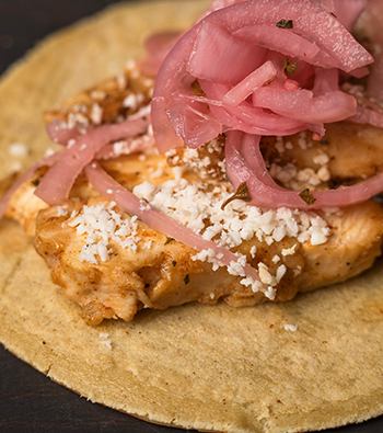 Tacos mercado pollo